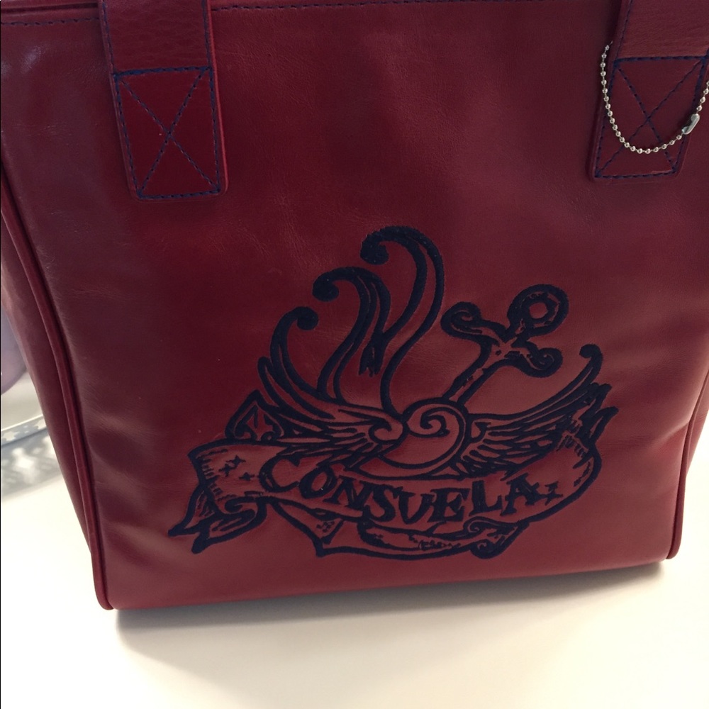 Consuela leather tote bag